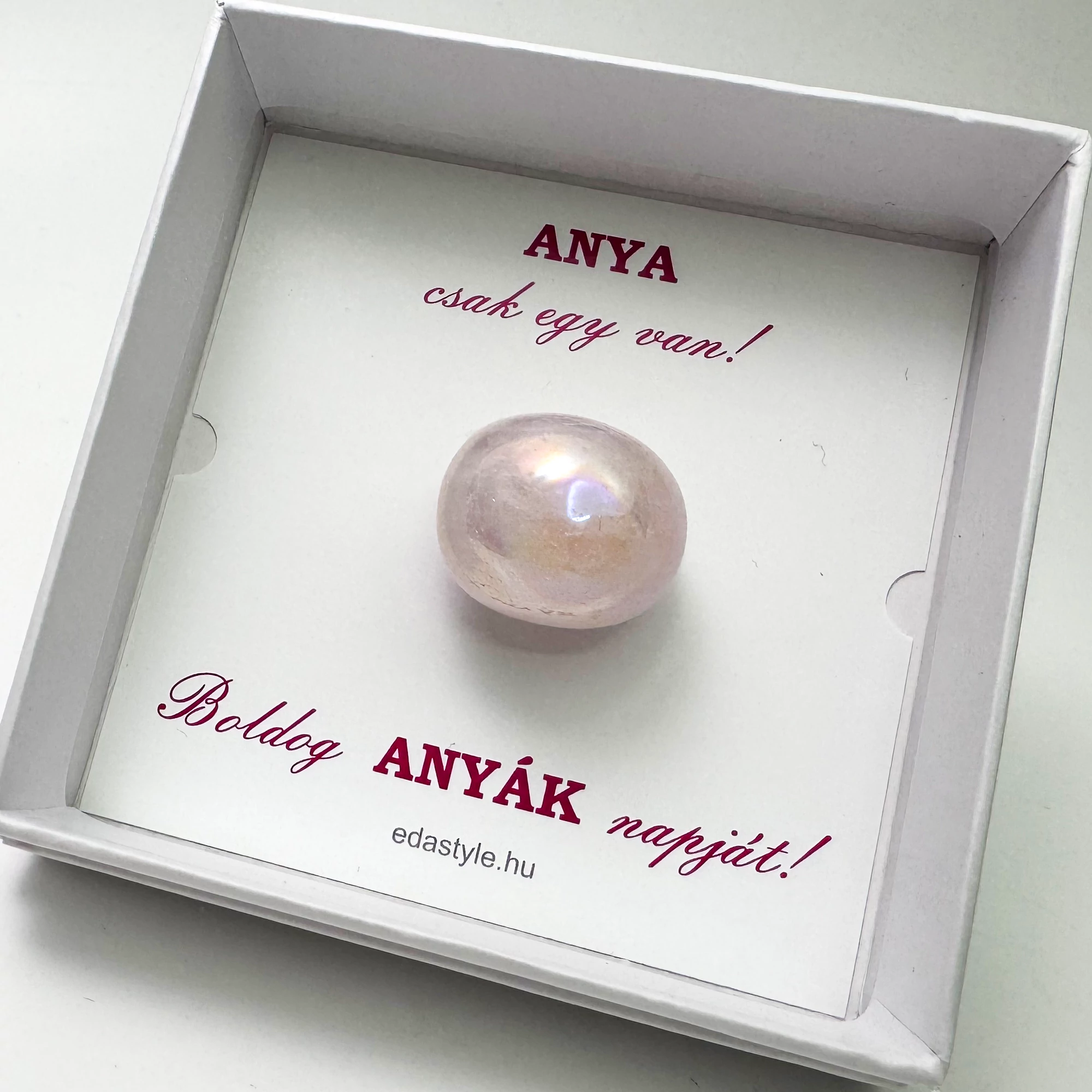 Anyák napi ásvány marokkő rózsakvarc aura