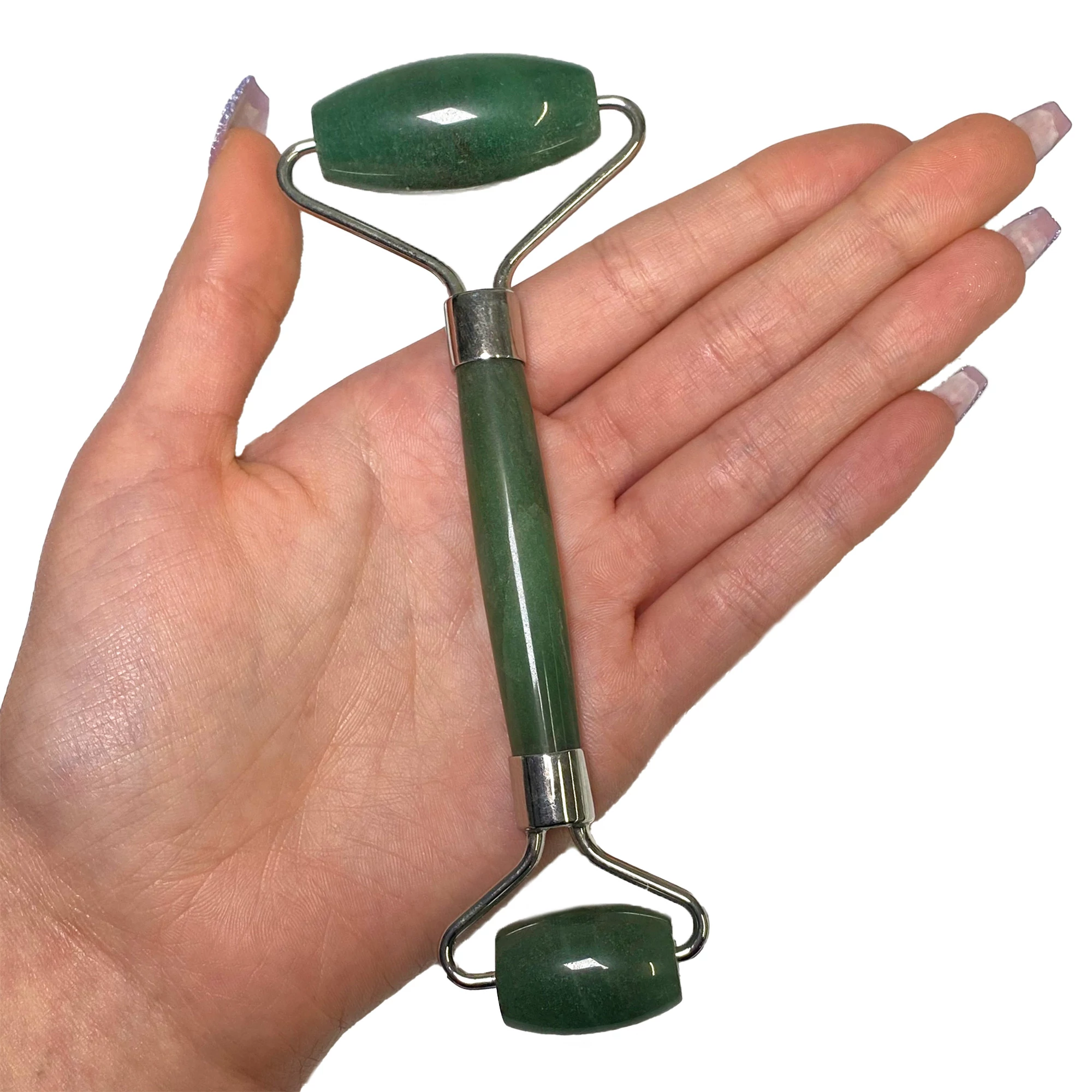Aventurin arcmasszírozó roller