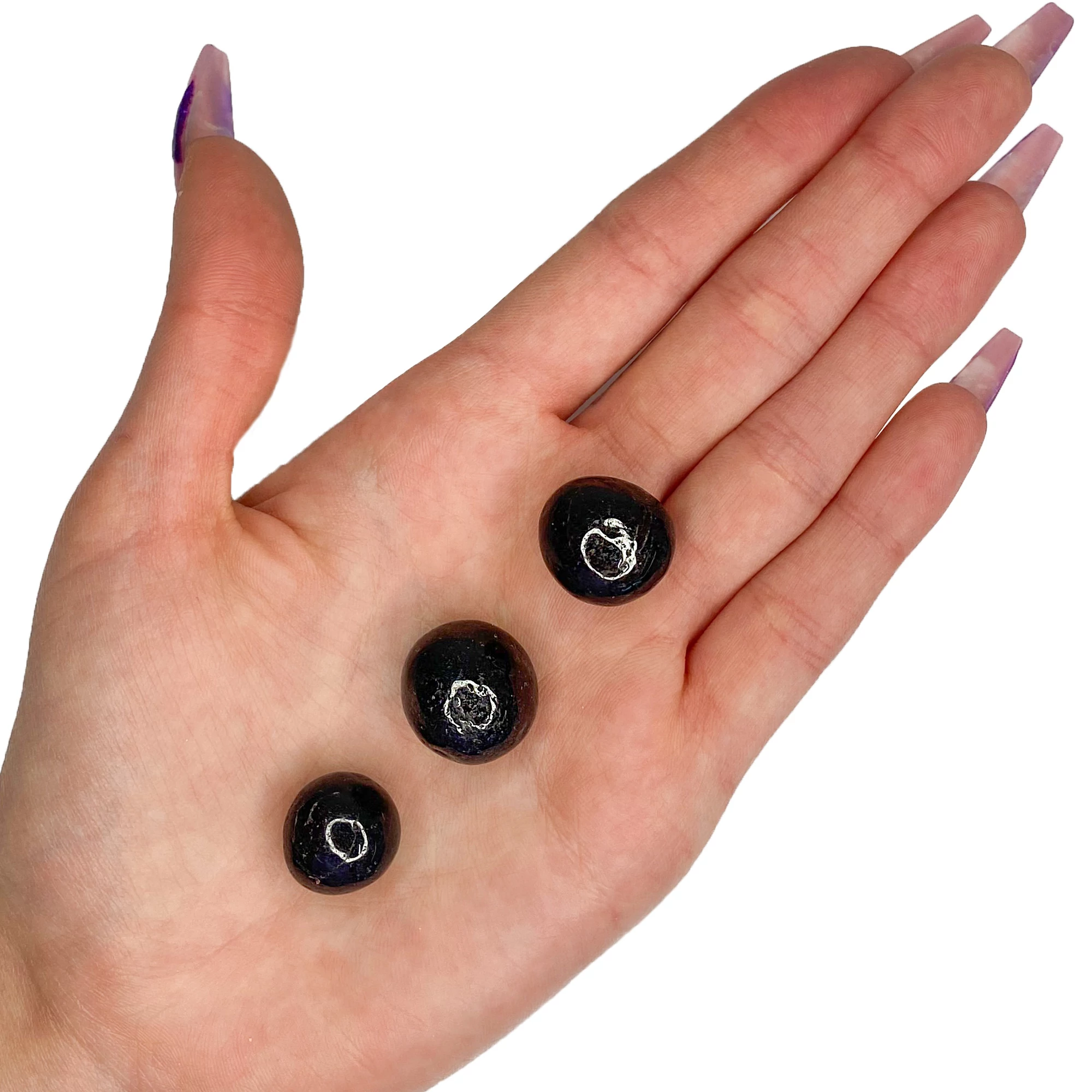 Gránát csiszolt mini marokkő 1db