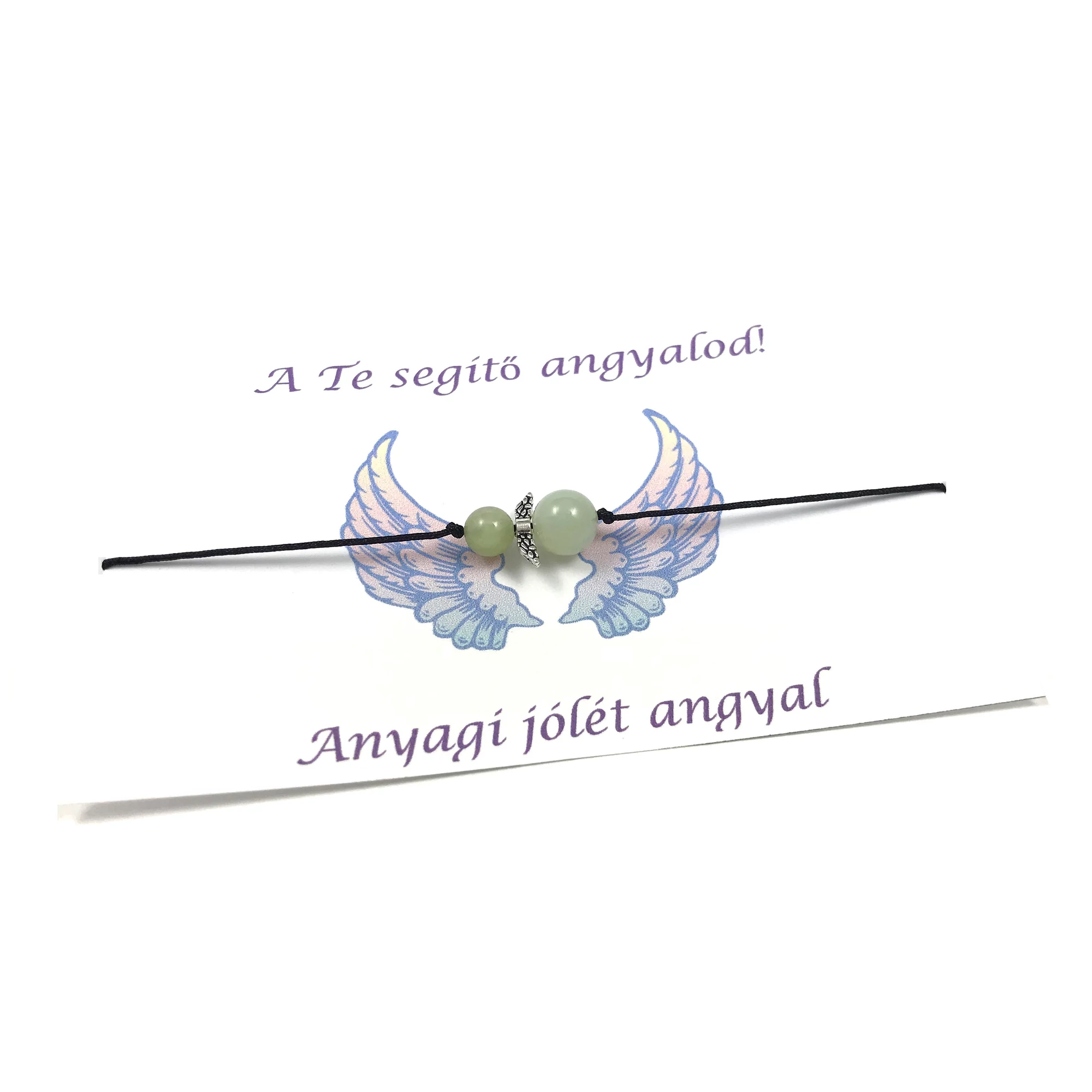 Anyagi jólét angyal karkötő