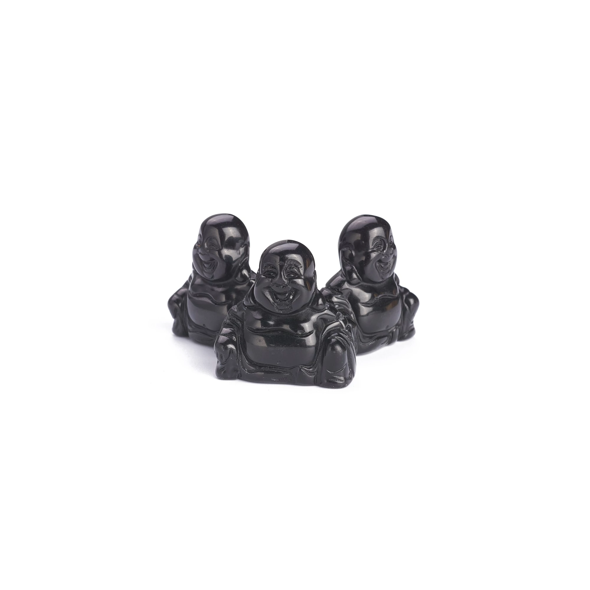 Kép 3/3 - Obszidián Buddha
